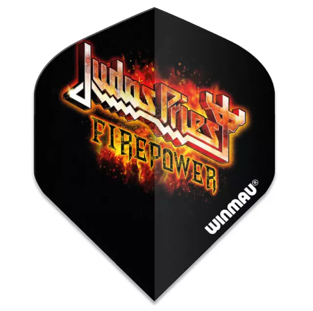 Winmau Rhino Judas Priest " Firepower " Standard Dart Flights