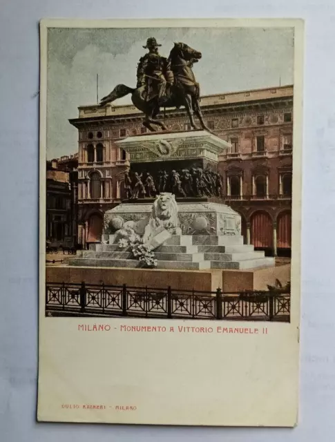 Milano  Monumento a  Vittorio Emanuele II