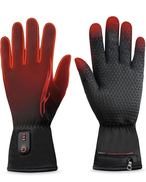 Heated Glove Liners for Men Women, Rechargeable Electric Battery Heating C31