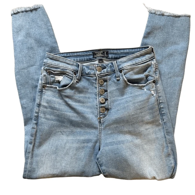 Abercrombie and Fitch high rise super skinny ankle size 8r