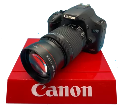 Telephoto Lens For Canon Eos Digital Rebel XS XT T3 T3i T4I for 18-55 HD 58mm K4