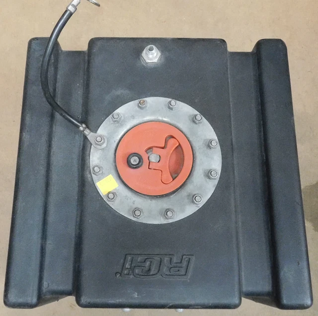 RCI 2050D Fuel Cell, 5) Gal, 13 X 13 X 8", Foam Filled, -6 & -8AN Fittings