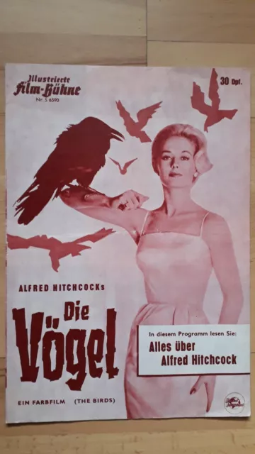 Illustrierte Film-Bühne Nr.S 6590 Alfred Hitchcocks Die Vögel - Doppel-Faltblatt