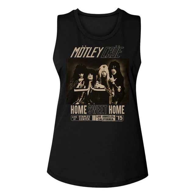 Motley Crue Casa Dolce Live A Pinzature Centro Donna Muscolo Serbatoio T Shirt