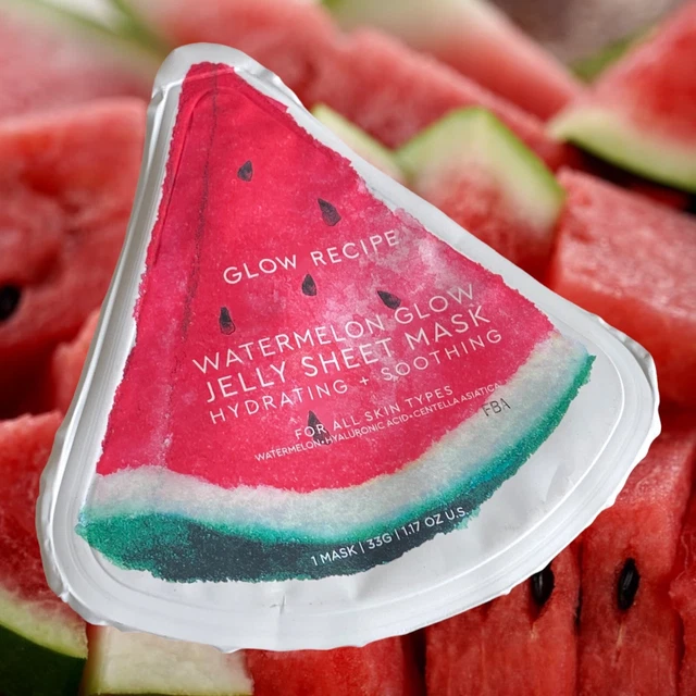 GLOW RECIPE Watermelon Glow Jelly Sheet Mask ~NEW 33g~ SOLD OUT/discontinued