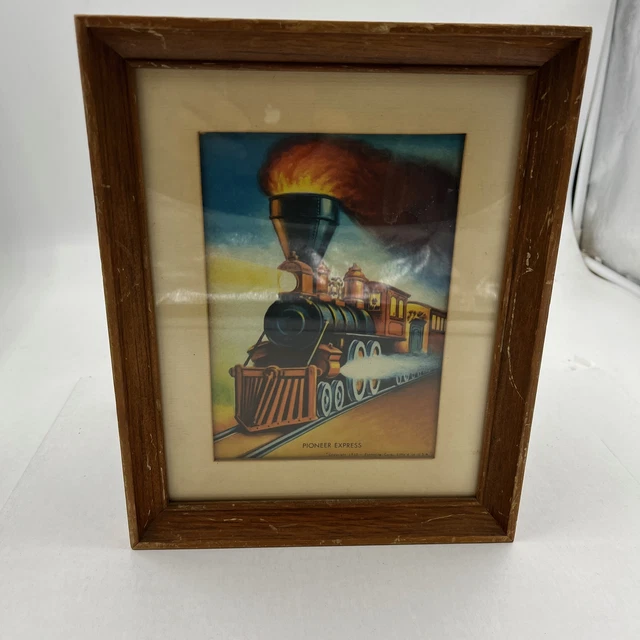 Econolite Pioneer Express Train Locomotive Motion Table Lamp - 1953