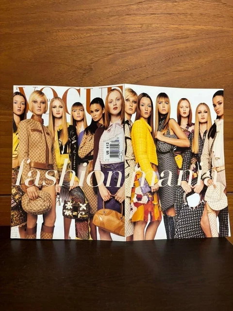 REVISTA VOGUE ITALIA fashion mania edición de septiembre de 2000