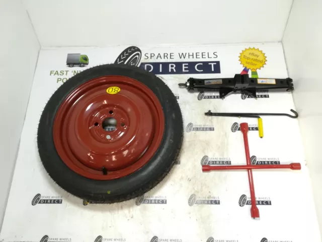 Citroen C1 2014 -2019 15" Spare Space Saver Wheel Spare + Jack / Brace Kit (Sz1)