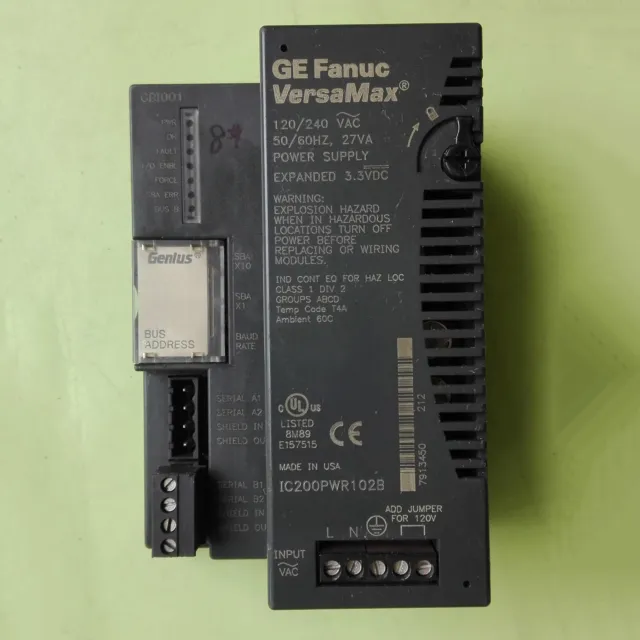 For GE fanuc IC200PWR102B Used Power Supply Free Shipping