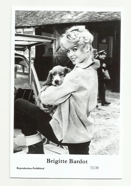 (Bx22) Brigitte Bardot Photo Card (72/20) Filmstar  Pin Up Glamour Girl