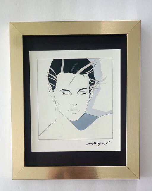Patrick Nagel + Beautiful 1990'S Signed Pop Art Print + With New Frame Patrick Nagel + Beautiful 1990'S Signed Pop Art Print + With New Frame