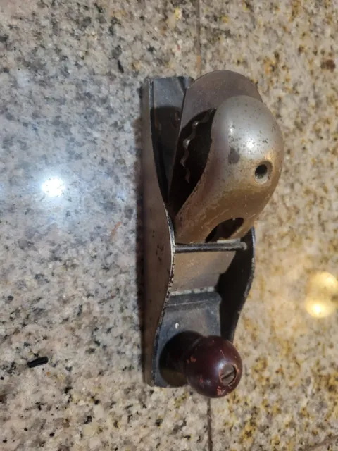 Vintage Stanley No. 110 Wood Hand Block Plane Made in USA