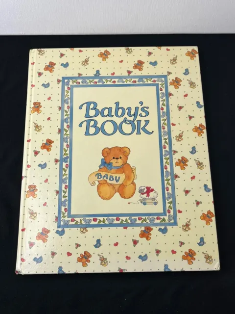 Vintage 1986 Lucy Rigg C. R. Gibson Bears Baby’s Memory Book