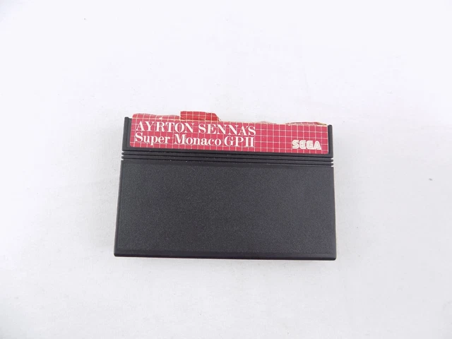 Jeu SEGA Master System SUPER MONACO GP - Très Bon État, Jeu De Course Arcade Vintage