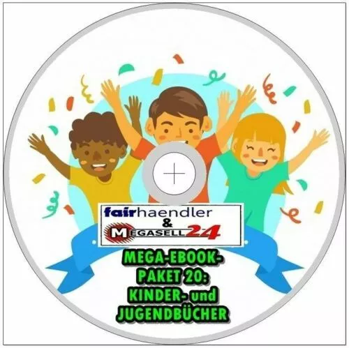 ☝ Mega-Ebook-Paket 20 KINDER- und JUGENDBÜCHER 100 eBooks ePUB PDF Sammlung CD