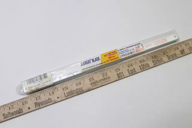 (10-Pk) Jugreat Bi-Metal Hacksaw Blade  High Speed Steel M2 24TPI x 12"