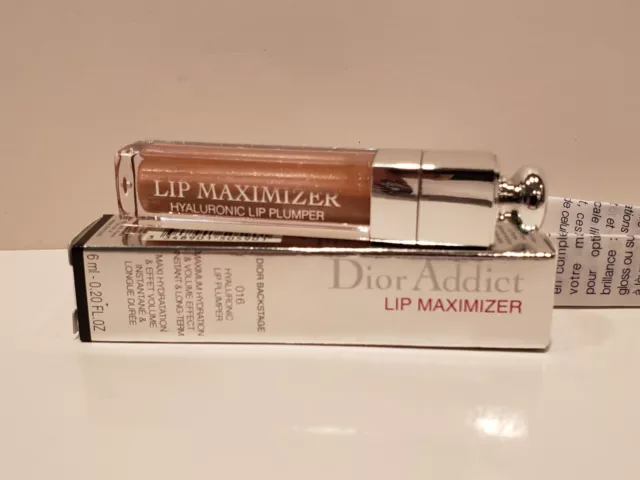 Christian Dior ~ Dior Addict Lip Maximizer ~ #016 Shimmer Nude ~0.20 Fl.oz~ NIB