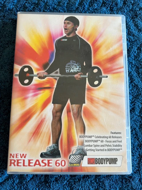 LES MILLS BODYPUMP Body Pump 60 DVD + CD + Notes Strength Home