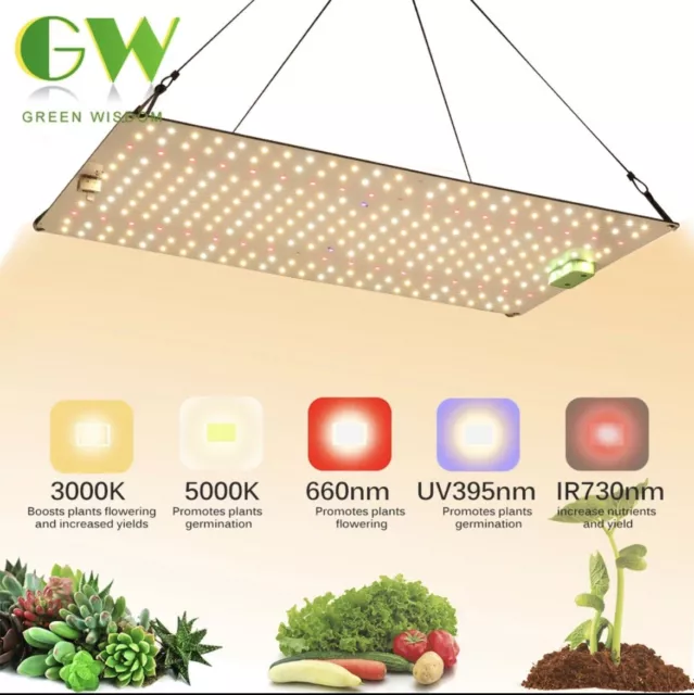 Samsung  Quantum LED Grow Light Full Spectrum Dimmable 1500w Light For Growing