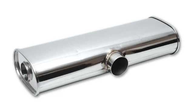 Vibrant Performance STREETPOWER Muffler 2.5i n Side Inlet x Dual 2.25 10633