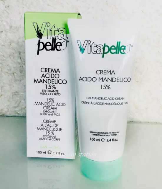 VITA PELLE CREMA ACIDO MANDELICO 15% esfoliante viso e corpo - 100ml