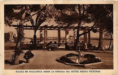CPA AK Espagne Palma de MALLORCA desde la Pérgola Hotel Reina Victoria (317867)