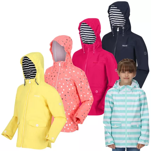 ALL STOCK MUST GO Regatta Kids Girls Summer Waterproof Jackets RRP £60 HUGE SALE