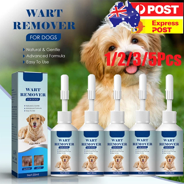 1-5Pcs 20ml Natural Dog Wart Remover Dog Skin Tags, Dog Wart Removal Treatment