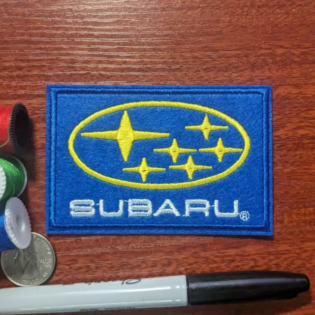 Subaru Patch WRX Japanese Cars Motorsport Rally Embroidered Iron On Patch 2.5x4"