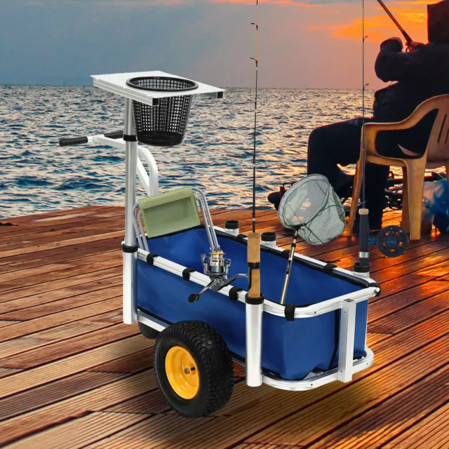 Aluminum Fishing Cart FOR SALE! - PicClick