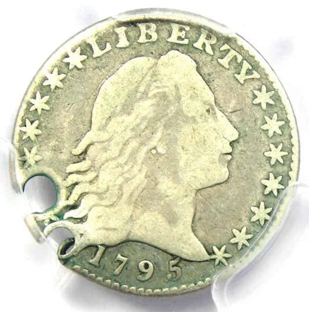 1795 Flowing Hair Half Dime H10C - Certified PCGS VG Details (Holed) - Rare! 1795 Flowing Hair Half Dime H10C - Certified PCGS VG Details (Holed) - Rare!