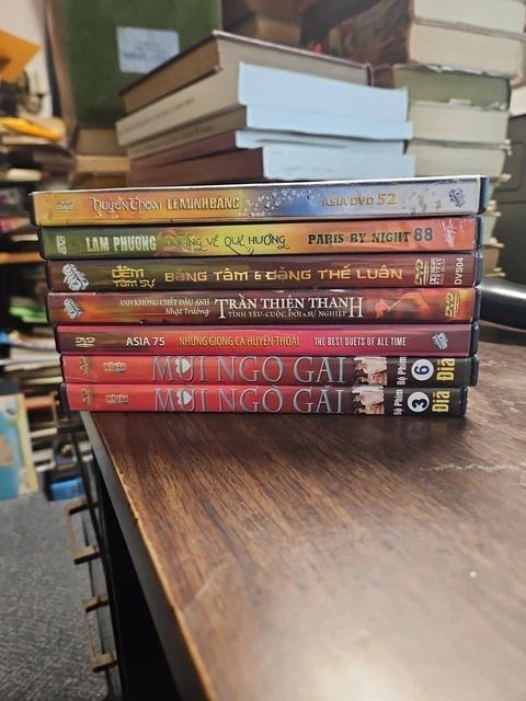 Paris by Night 88  Asia 75 52 DVD Lot Vietnamese 7 Dvds