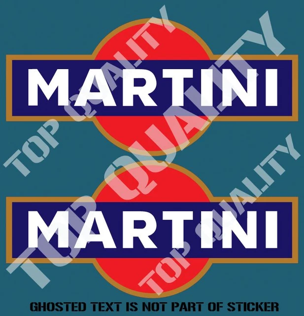 MARTINI RACING DECAL Sticker Set Vintage Motoracing Edm Jdm Motorsport