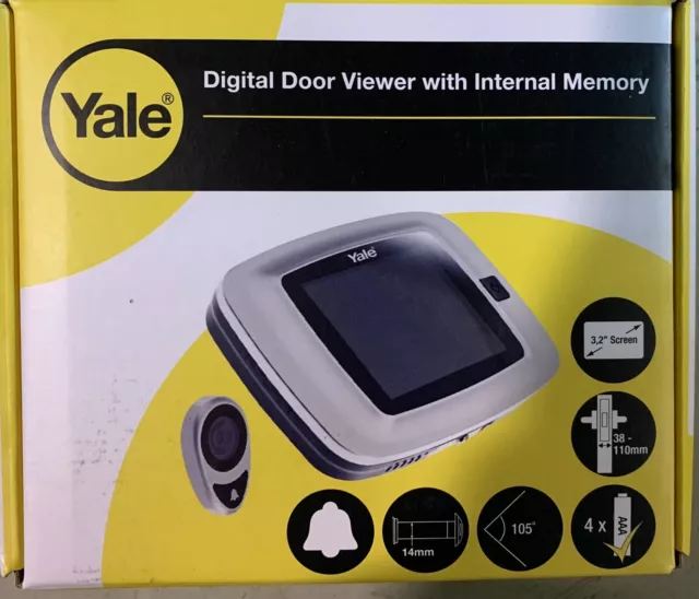 Yale Spioncino Con Monitor -45-5500-1432-00-50-11 Con Memoria Dvr