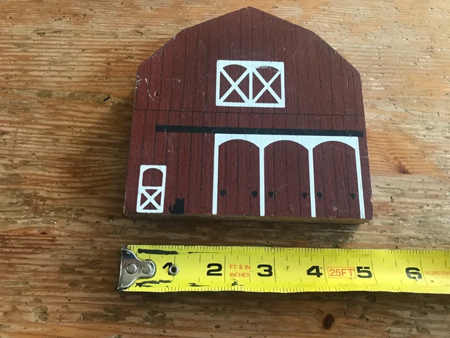 MAIL POUCH TOBACCO Barn ~ Wood Cut Out Shelf Sitter Cat's Meow - Fall Series 2