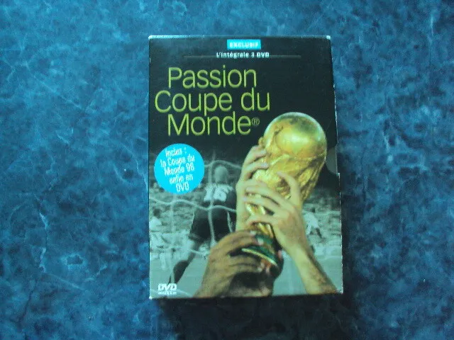 coffret DVD  PASSION COUPE DU MONDE   (inclus la coupe du monde 98)