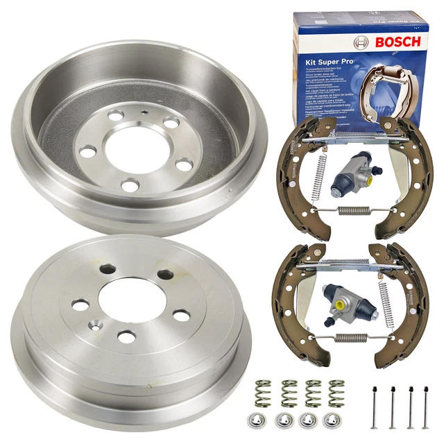 BandelOne Bremstrommeln 200mm + Bremsbackensatz – Passend Für Astra G, F, Vectra
