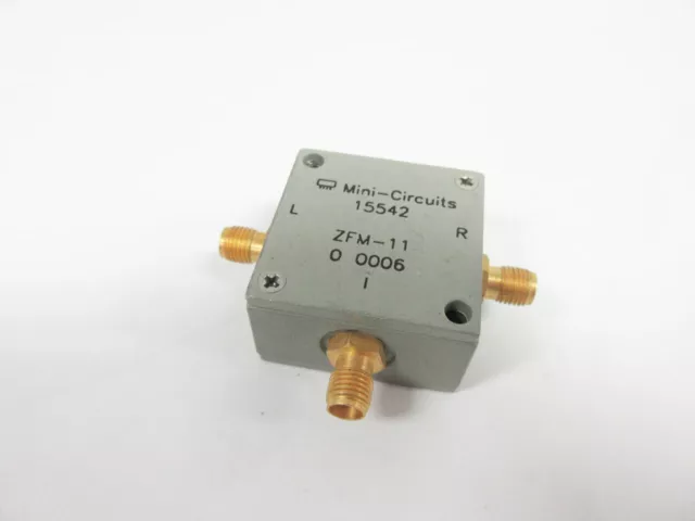 Mini-Circuits Zfm-11 Double Balanced Mixer Rf/Lo Freq 1 - 2000 Mhz Sma Zfm-11-S