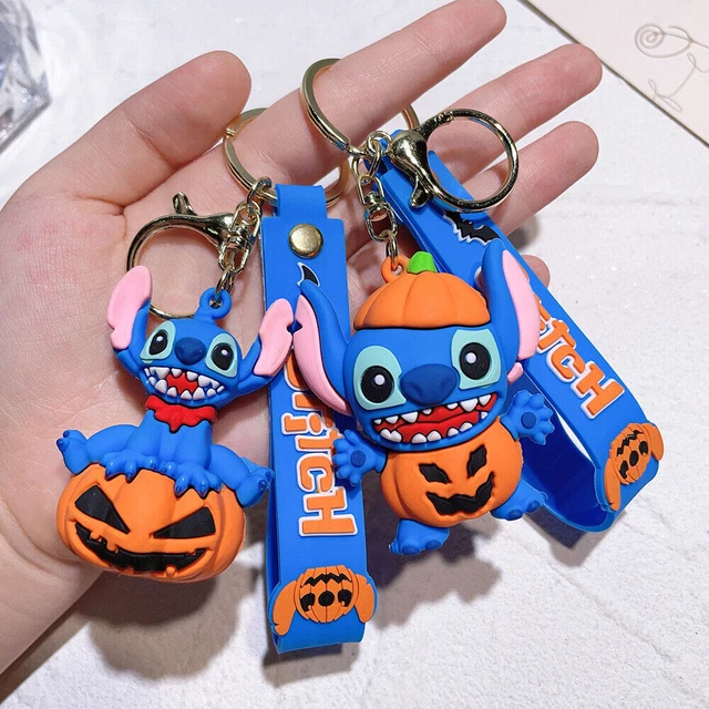 Stitch portachiavi Halloween ciondolo zucca portachiavi compleanno regalo