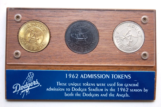 【激レア】1962年 ロサンゼルス・ドジャース 入場トークン 3枚セット $_12.JPG?set_id=880000500F