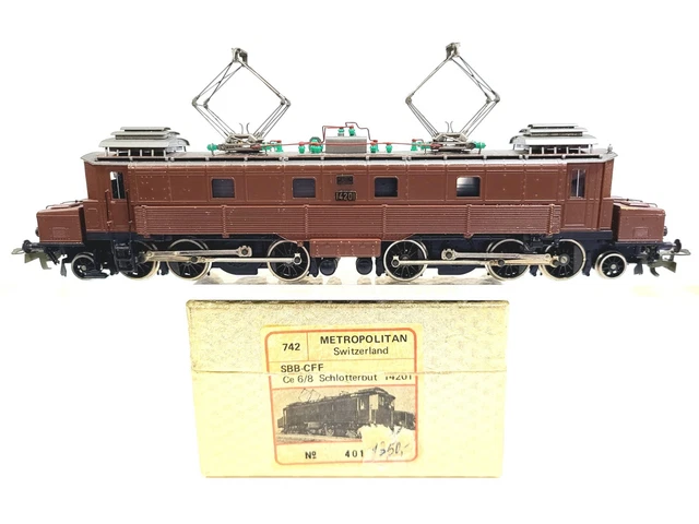 RARE VOITURE HO 3 cl C4ü SBB CFF Pocher pour Métropolitan ref