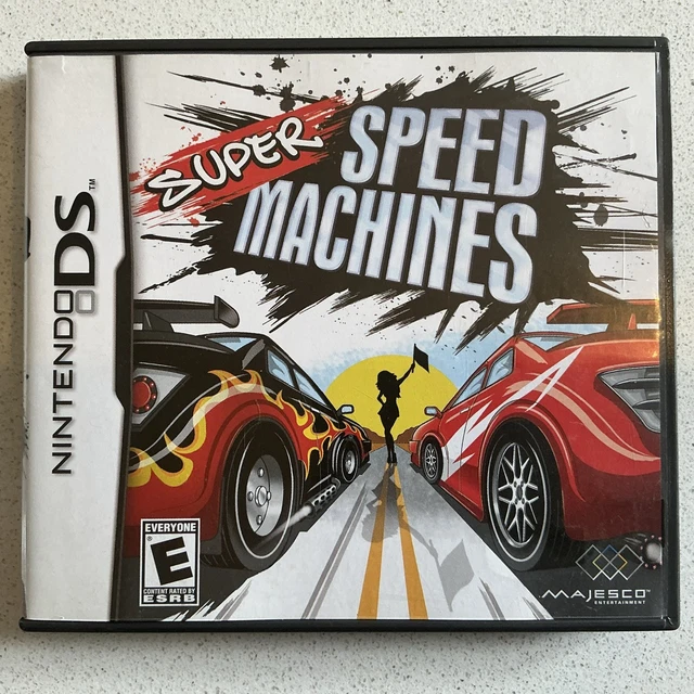 Ds Machine SUPER SPEED MACHINES (Nintendo DS, 2009) – Complete with Case & Manual ...