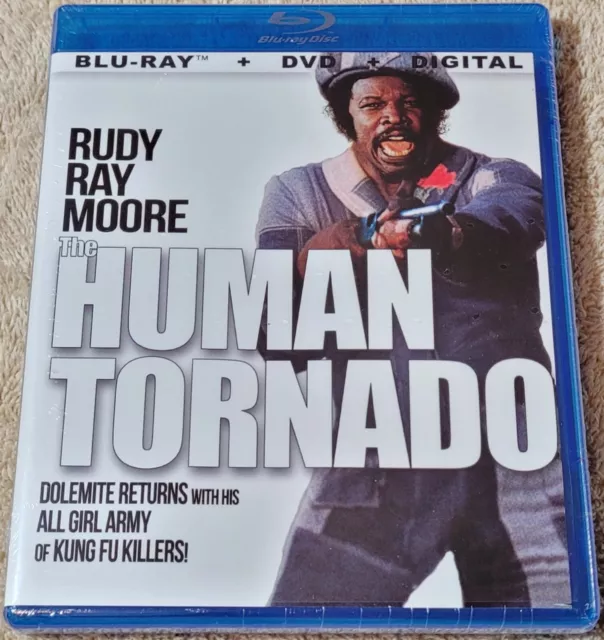 The Human Tornado (Blu-ray + DVD + Digital) Rudy Ray Moore NEW Free Shipping