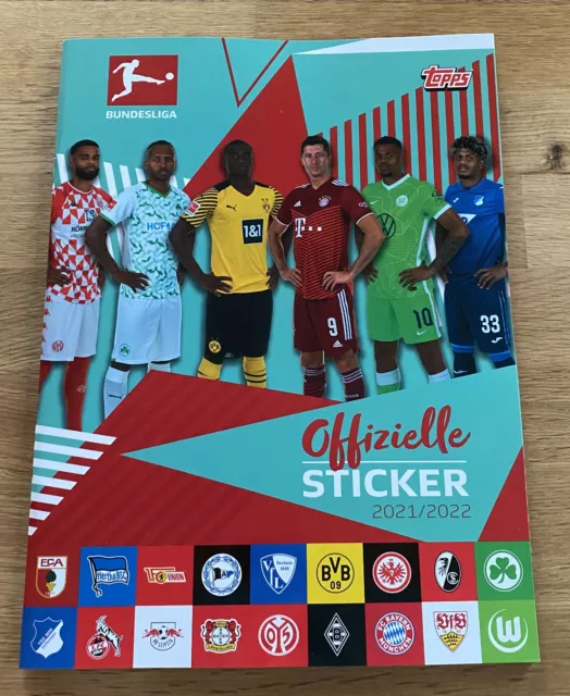 Topps Bundesliga Sticker 2021/2022 -  Sammelalbum / Leeralbum