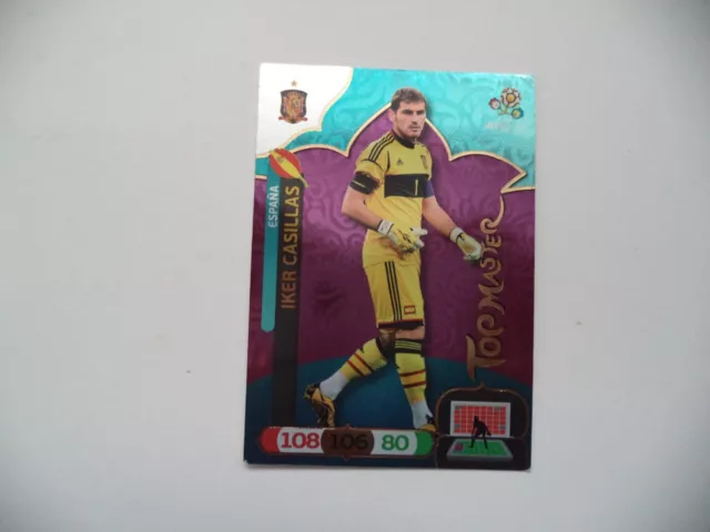 Panini Adrenalyn XL Euro 2012 Iker Casillas Top Master UEFA Poland Ukraine