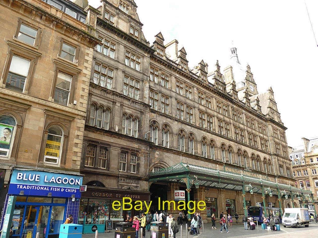 Photo 6x4 Gordon Street frontage of Glasgow Central Station The station o c2019