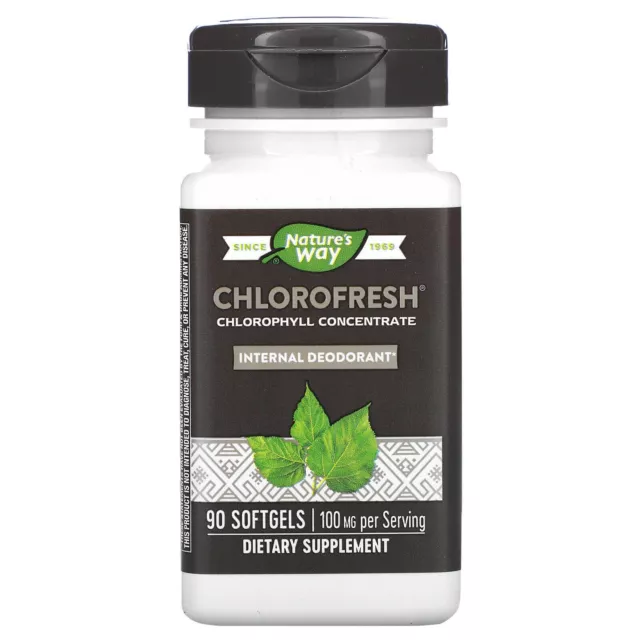 Nature's Way - Chlorofresh - Chlorophyll Concentrate - 90 Softgels