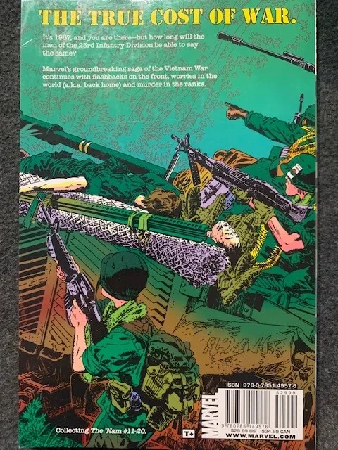 The 'Nam Volume 2 TPB Marvel #11-20 Paperback 2010 First Edition FREE SHIPPING 2