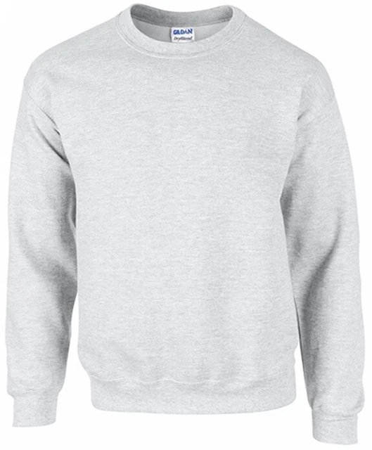 DDI 2274573 Gildan First Quality Adult Heavy Crewneck Swetshirt - Ash Grey - XL