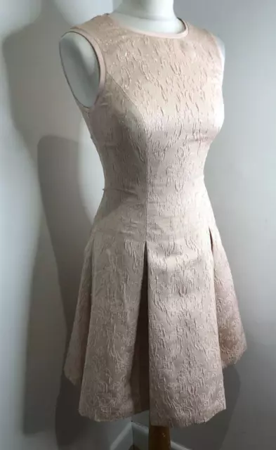 BNWT Ted Baker Delina jacquard pattern cocktail dress Size 0 UK 6 8 NEW event